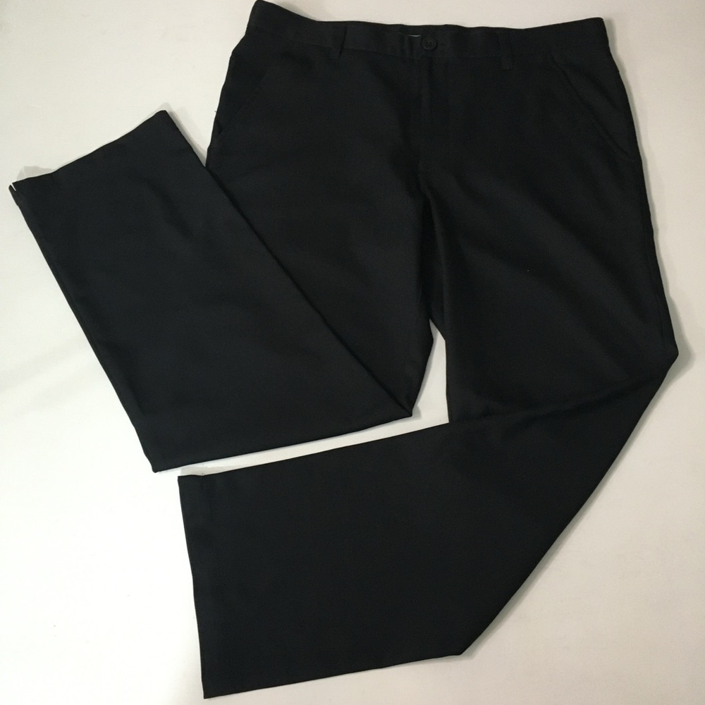 IZOD | Black Slim Fit Golf Trousers